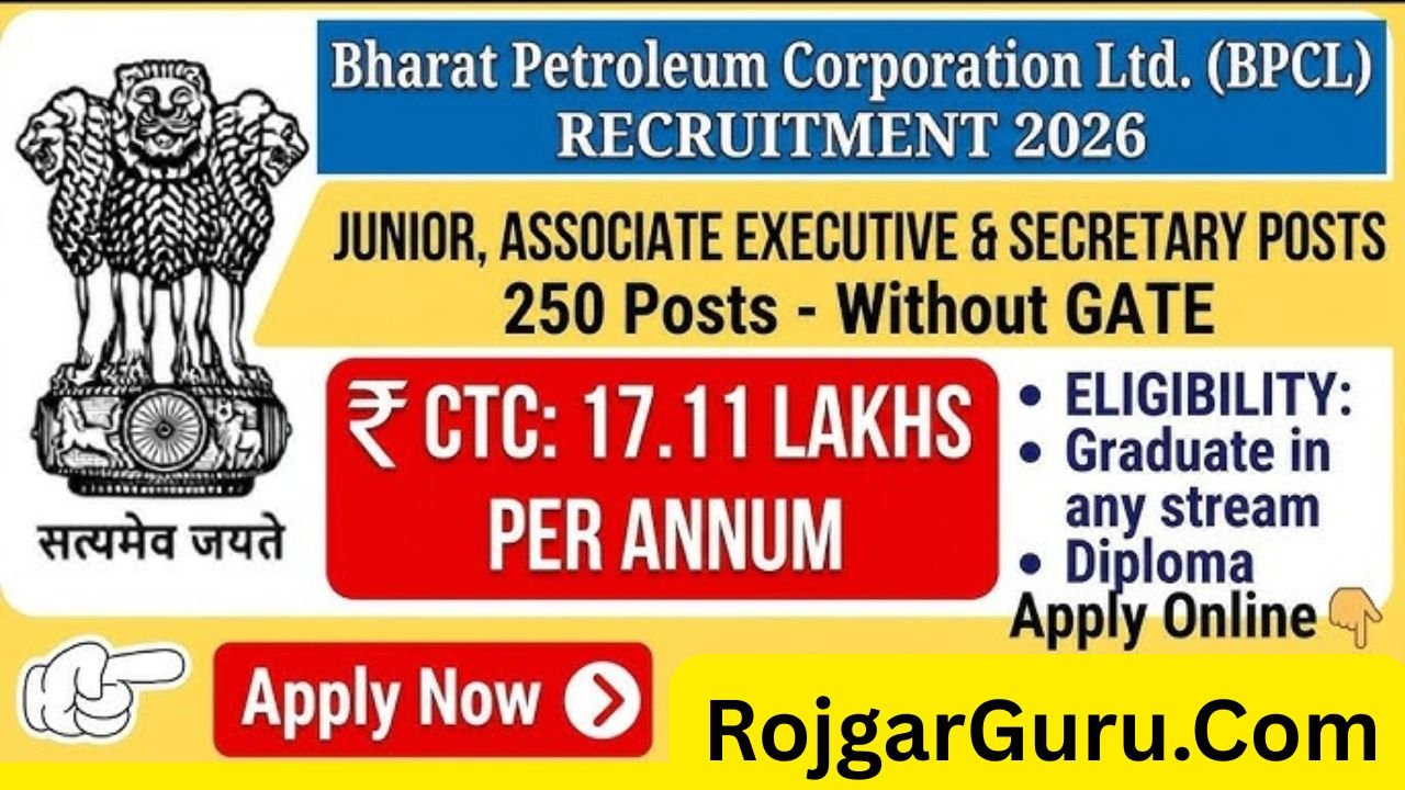 BPCL 250 Post Recruitment 2026