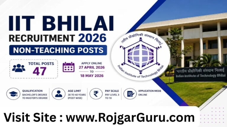 IIT Bhilai Bharti 2026