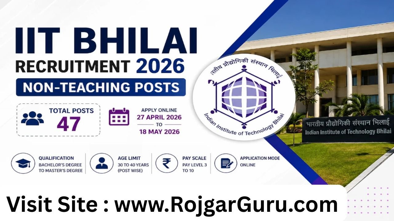 IIT Bhilai Bharti 2026