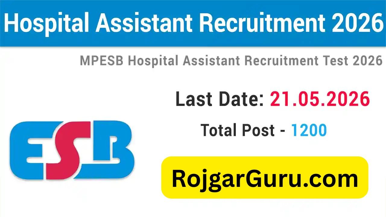 MPESB Hospital Assistant Bharti 2026