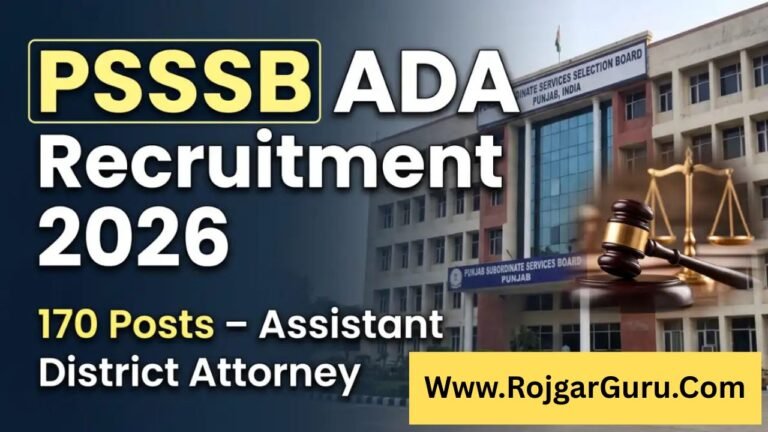 PSSSB Assistant District Attorney Bharti