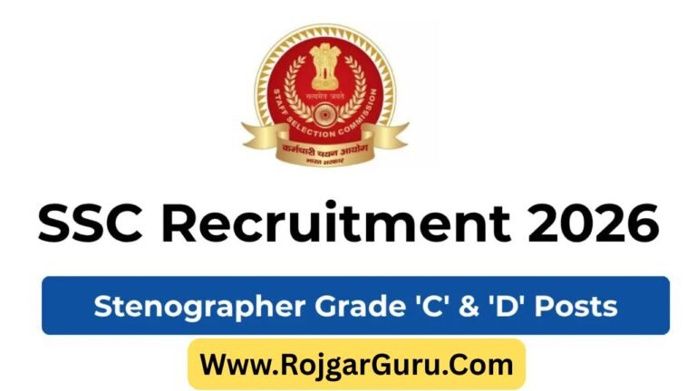 SSC Stenographer Bharti 2026