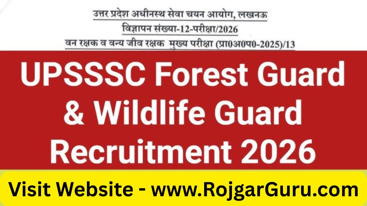 UPSSSC Forest Guard Bharti 2026
