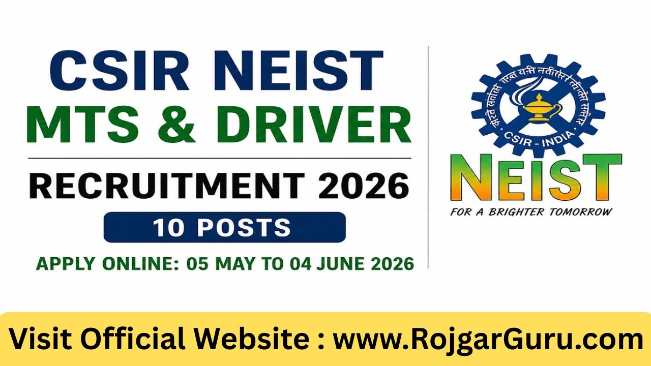 CSIR NEIST Bharti 2026