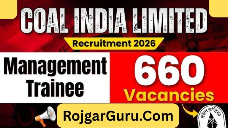Coal India MT Bharti 2026