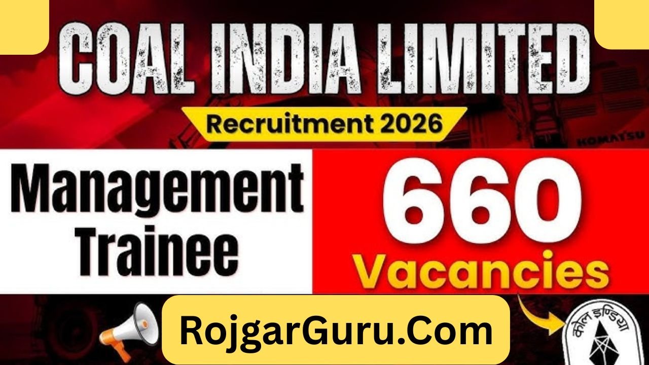 Coal India MT Bharti 2026