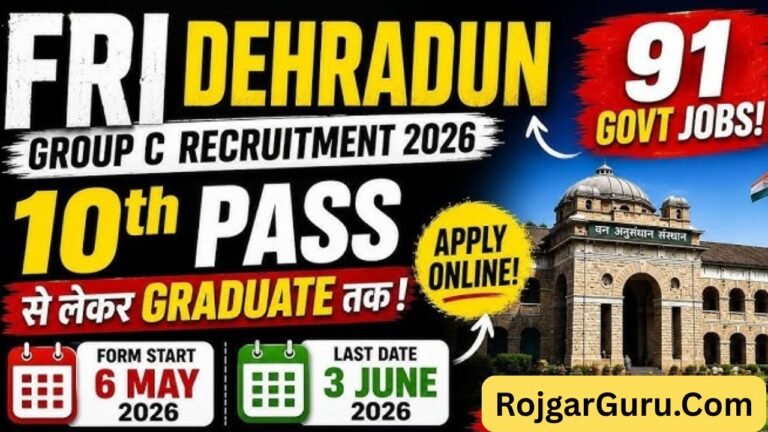FRI Dehradun Bharti 2026