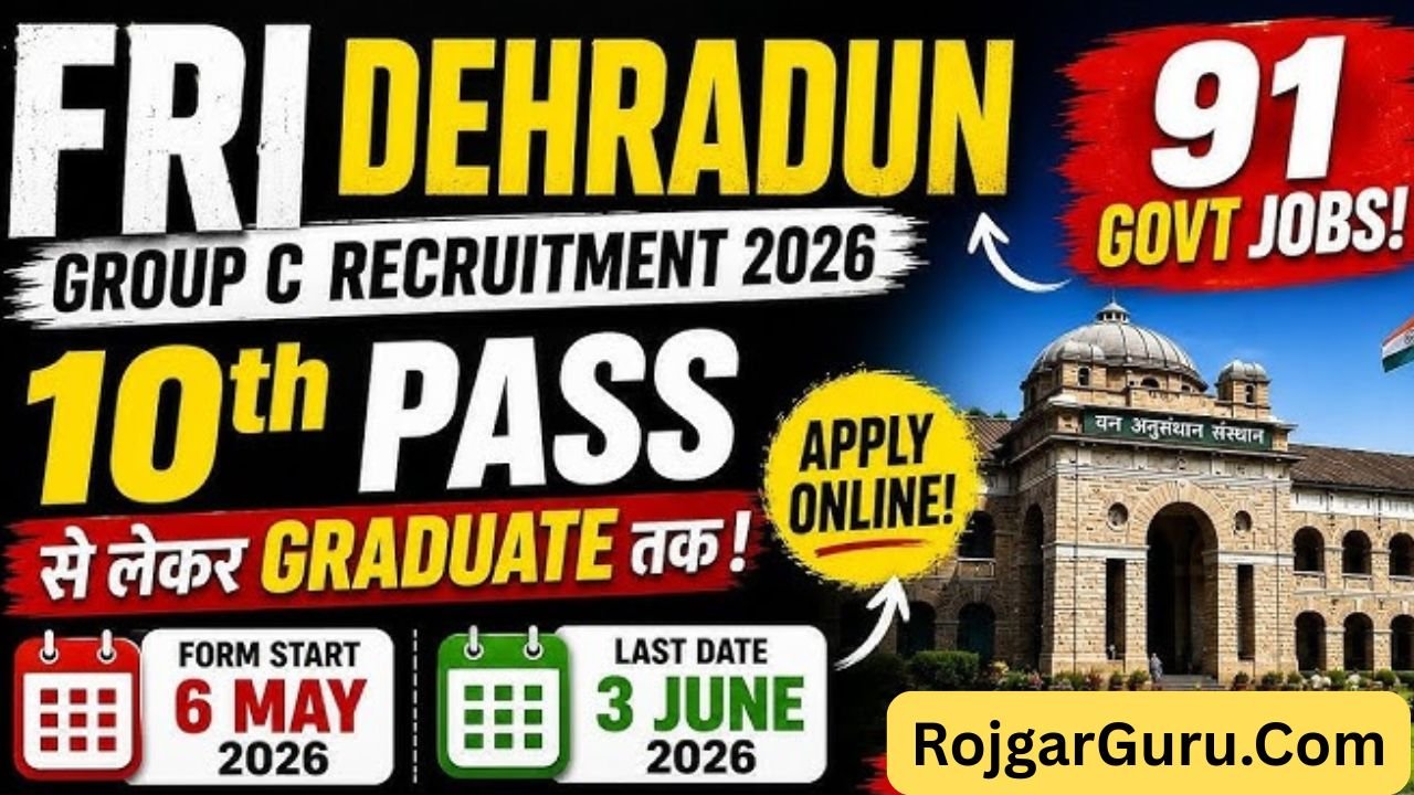 FRI Dehradun Bharti 2026